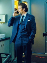 Tangerine Bullet Train Blue Suit - SM Jacket