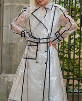 Transparent Trench Coat - jnjjackets