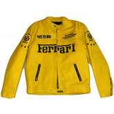 Vintage Biker Ferrari Yellow Jacket - SMJ