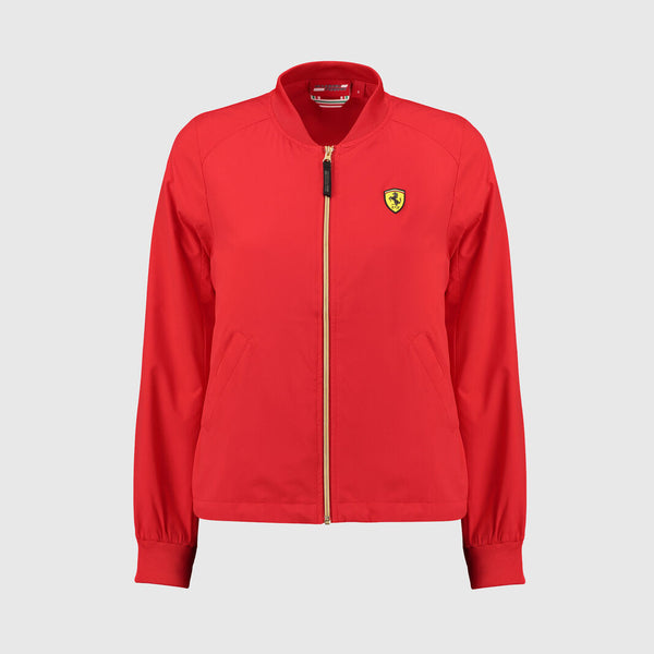 Scuderia Ferrari Bomber Leather Jacket