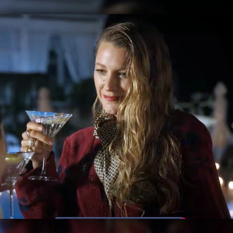 Blake Lively Another Simple Favor Maroon Coat - SM Jacket