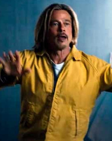 Brad Pitt Bullet Train Yellow Jacket - SM Jacket