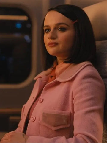 Joey King Bullet Train Pink Coat - SM Jacket