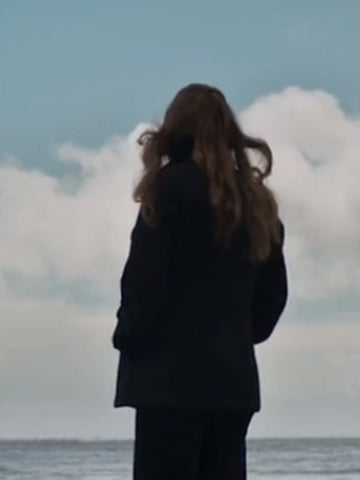 Kerry Condon In the Land of Saints and Sinners Black Peacoat - SM Jacket