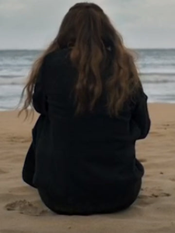 Kerry Condon In the Land of Saints and Sinners Black Peacoat - SM Jacket