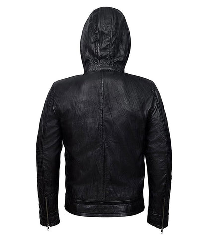Mission Impossible Ghost Protocol Black Leather Jacket - SM Jacket
