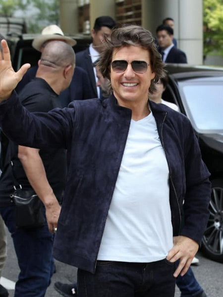 Mission Impossible Tom Cruise Blue Jacket