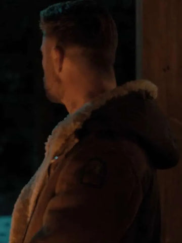 Chris Hemsworth Extraction 2 Shearling Suede Jacket - SM Jacket