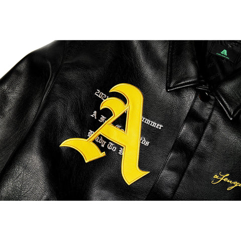 Racing Ferrari Leather Jacket - SMJ