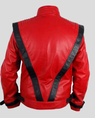 Michael Jackson Red Thriller Jacket - SM Jacket