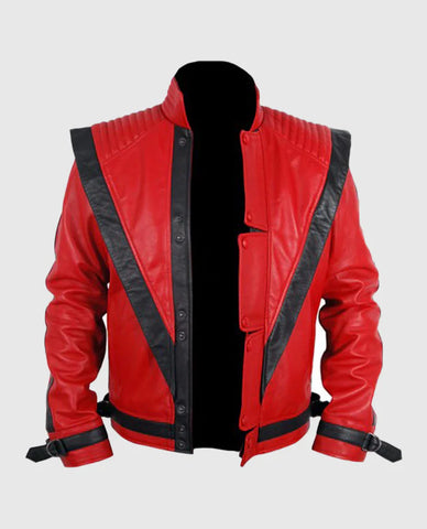 Michael Jackson Red Thriller Jacket - SM Jacket