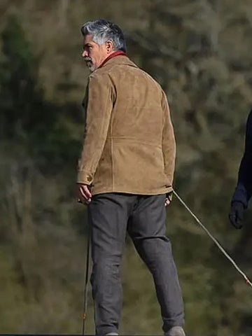 Esai Morales Mission Impossible 7 Brown Suede Jacket - SM Jacket