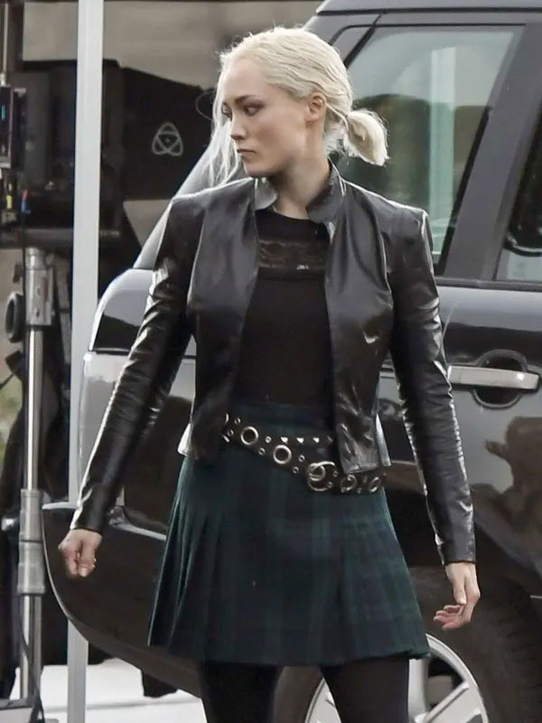 Pom Klementieff Mission Impossible 7 Black Leather Jacket - SM Jacket