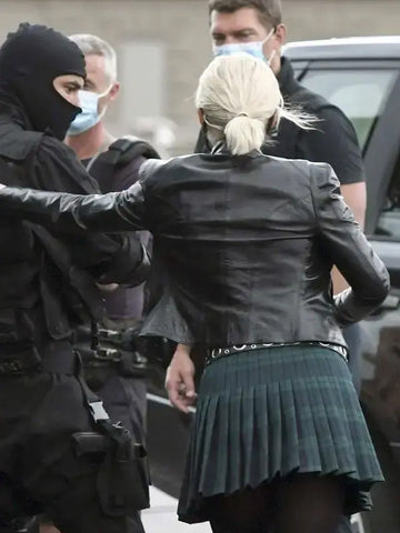 Pom Klementieff Mission Impossible 7 Black Leather Jacket - SM Jacket