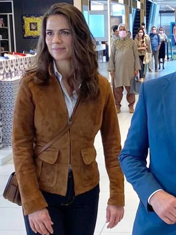 Hayley Atwell Mission Impossible 7 Brown Jacket - SM Jacket
