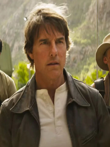 Tom Cruise Mission Impossible The Final Reckoning Leather Jacket - SM Jacket