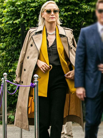 Pom Klementieff Mission Impossible 7 Brown Trench Coat - SM Jacket