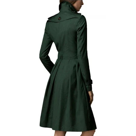Rebecca Ferguson Mission Impossible 5 Green Trench Coat - SM Jacket