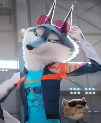 Porsha Sing 2 Crystal Multicolor Leather Jacket