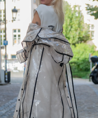 Transparent Trench Coat - jnjjackets