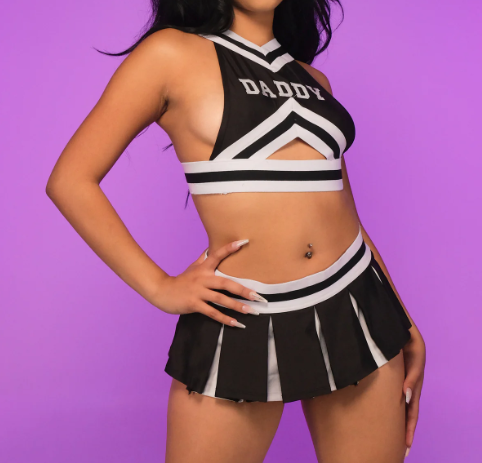 Daddy Fan Cheerleader Women's Costume