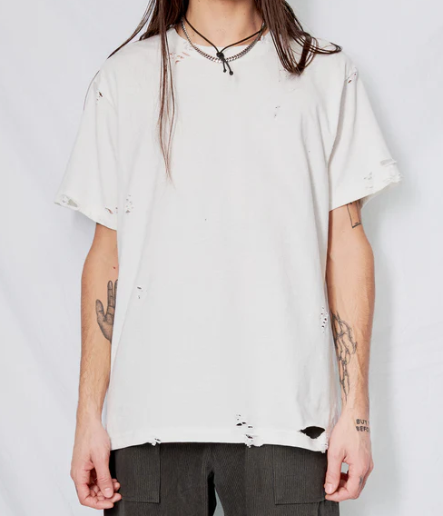 Distressed T-Shirt - jnjjackets