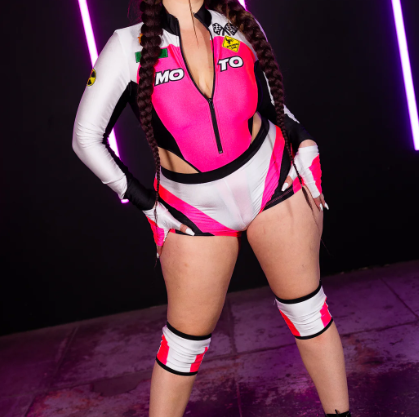 Pink Moto Mami Costume - SMJ
