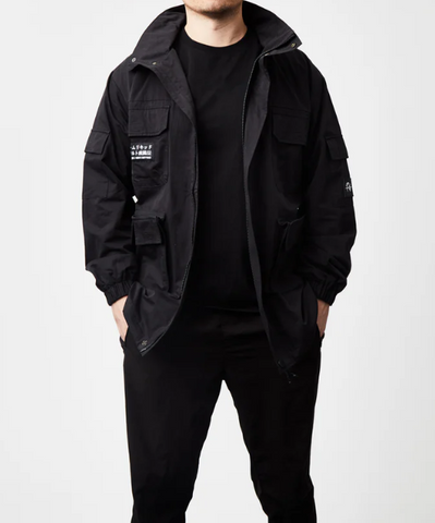 Liquid X Naruto Akatsuki Itachi Tech Jacket Double Sided - SM Jacket