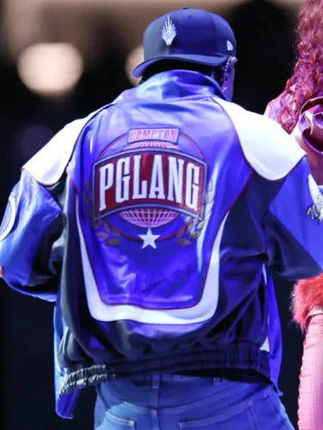 Kendrick Lamar Halftime Show 2025 Leather Jacket