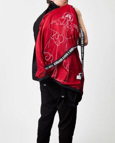 Liquid X Naruto Akatsuki Itachi Tech Jacket Double Sided - SM Jacket