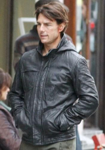 Mission Impossible Ghost Protocol Black Leather Jacket - SM Jacket