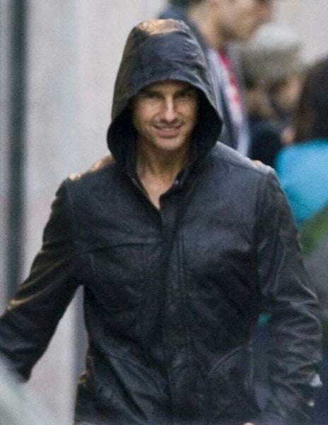 Mission Impossible Ghost Protocol Black Leather Jacket