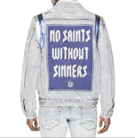 Cult of Individuality Saints N Sinners Denim Jacket - SM Jacket