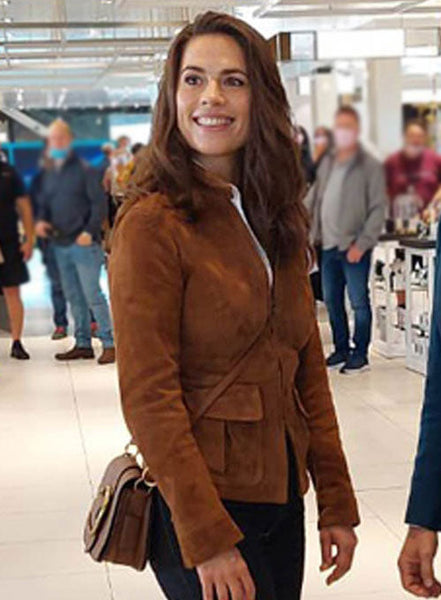 Mission Impossible Hayley Atwell Brown Jacket