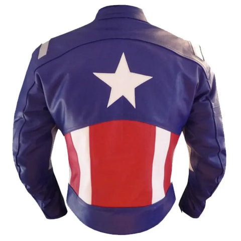 Captain America The First Avenger Buffalo Leather Jacket - SM Jacket