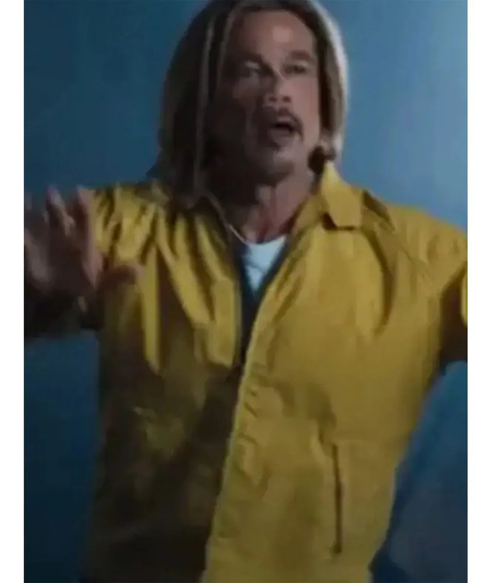 Brad Pitt Bullet Train Yellow Jacket - SM Jacket