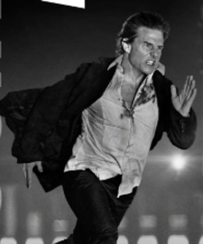 Tom Cruise Mission Impossible 8 Black Coat - SM Jacket