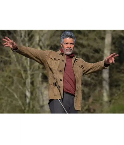 Esai Morales Mission Impossible 7 Brown Suede Jacket - SM Jacket