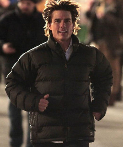 Tom Cruise Mission Impossible Rogue Nation Black Puffer Jacket - SM Jacket